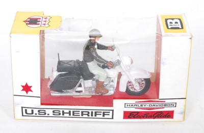 Lot 1291 - A Britains No.9692 US Sheriff Harley Davidson...