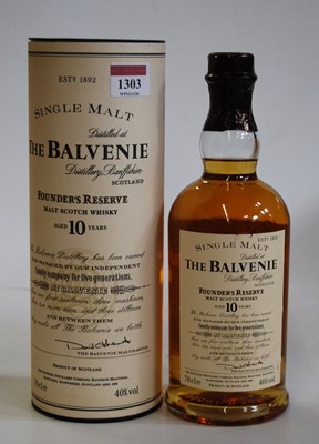 Lot 1303 - The Balvenie Founders Reserve aged 10 years...
