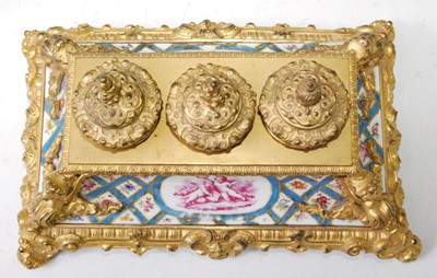 Lot 1333 - A 19th century French gilt bronze and...