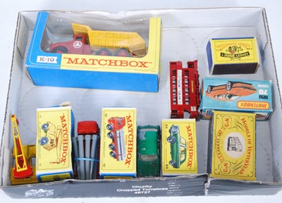 Lot 2358 - A Matchbox mixed series diecast and empty box...