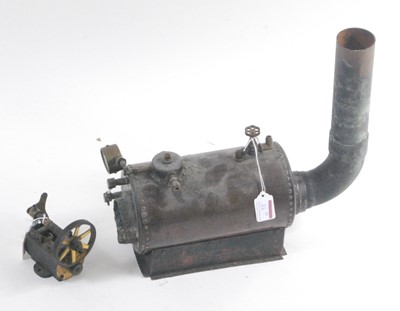 Lot 26 - A collection of steam engine boilers and...