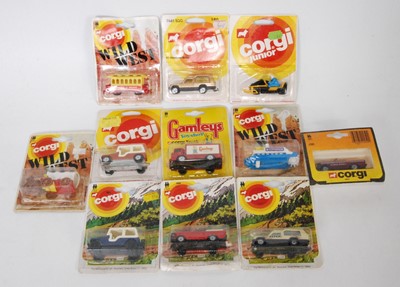 Lot 1714 - Eleven various carded Corgi Juniors diecast...