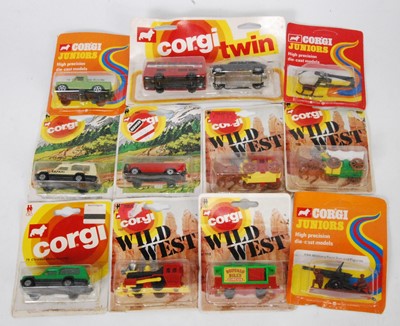 Lot 1716 - Eleven various carded Corgi Juniors single...