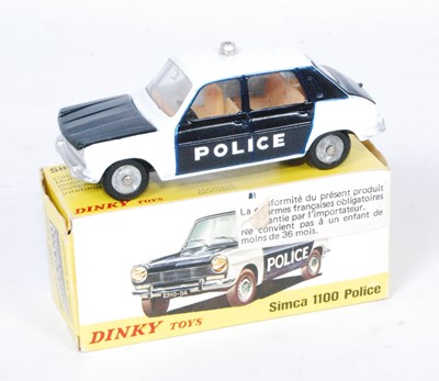 Lot 2049 - A Spanish Dinky Toys No.1450 Simca 1100 police...