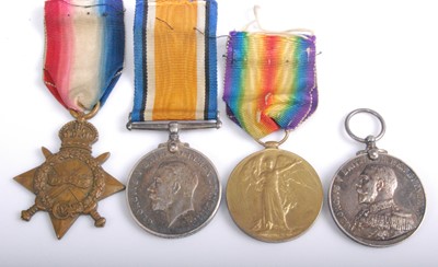 Lot 141 - A Naval group of four medals to include