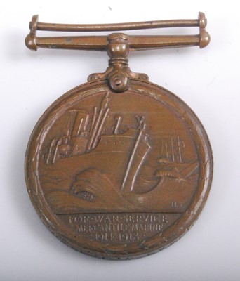 Lot 83 - A WW I Mercantile Marine War medal