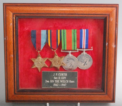 Lot 85 - A family group of medals to include