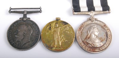 Lot 82 - A WW I British War and Victory duo