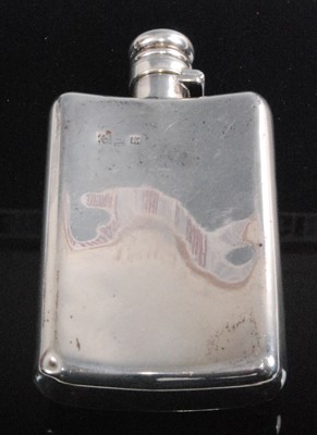 Lot 227 - A late Victorian silver hip flask