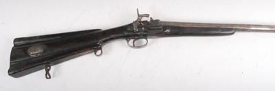 Lot 230 - A 19th century Continental sporting gun