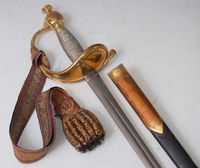 Lot 42 - A 19th century Lifeguard's Officer's dress sword
