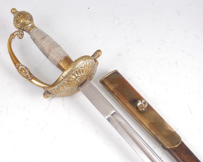 Lot 105 - A 19th century dress sword