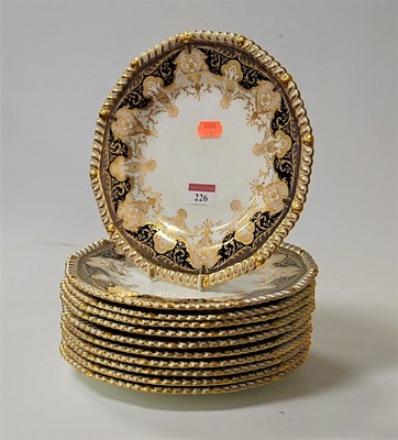 Lot 226 - A set of eleven late 19th century Wedgwood...