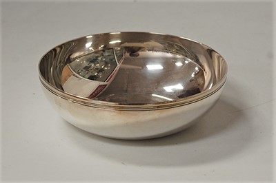 Lot 246 - A Christofle of France plain silver bowl,...