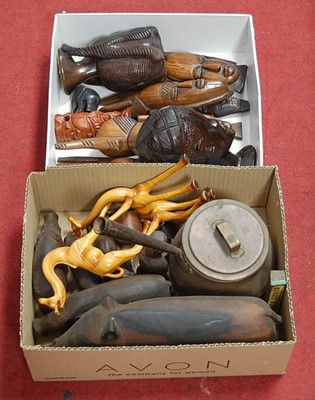 Lot 72 - Two boxes of miscellaneous items, to include...