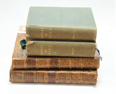 Lot 107 - Marant's, A History of Essex, 1768, two...