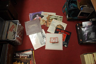 Lot 136 - A large collection of assorted LPs and 7"...