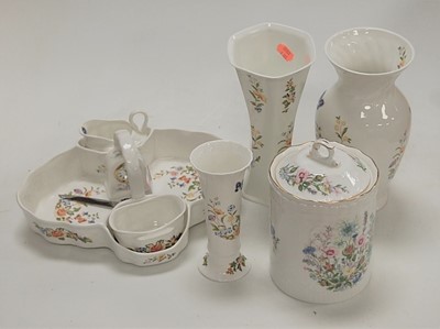 Lot 163 - A collection of Aynsley tablewares, in the...