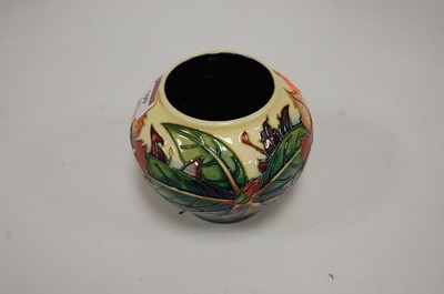 Lot 199 - A modern Moorcroft pottery vase, of squat...