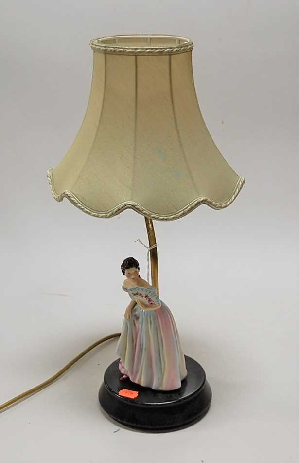 Lot 66 - An early 20th century table lamp base,...