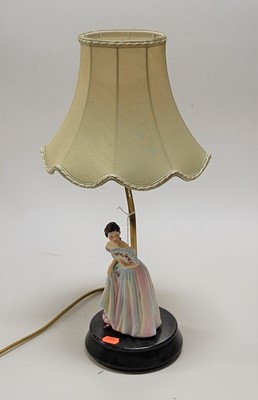 Lot 31 - An early 20th century table lamp base,...