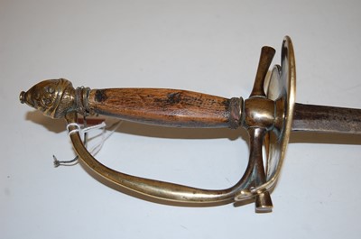 Lot 162 - A French small sword