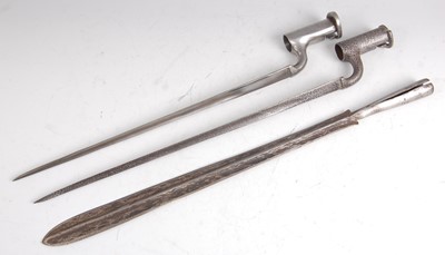 Lot 43 - A British 1839 pattern socket bayonet