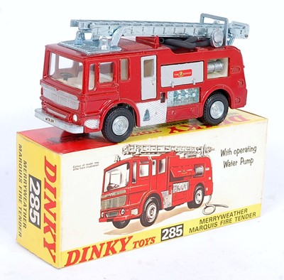 Lot 1908 - A Dinky Toys No. 285 Merryweather Marquis fire...