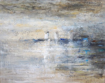 Lot 232 - Nora Glover (b.1923) - Rhodes Harbour, acrylic...