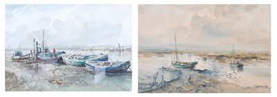 Lot 235 - Cox (contemporary school) - Fishing Boats on...