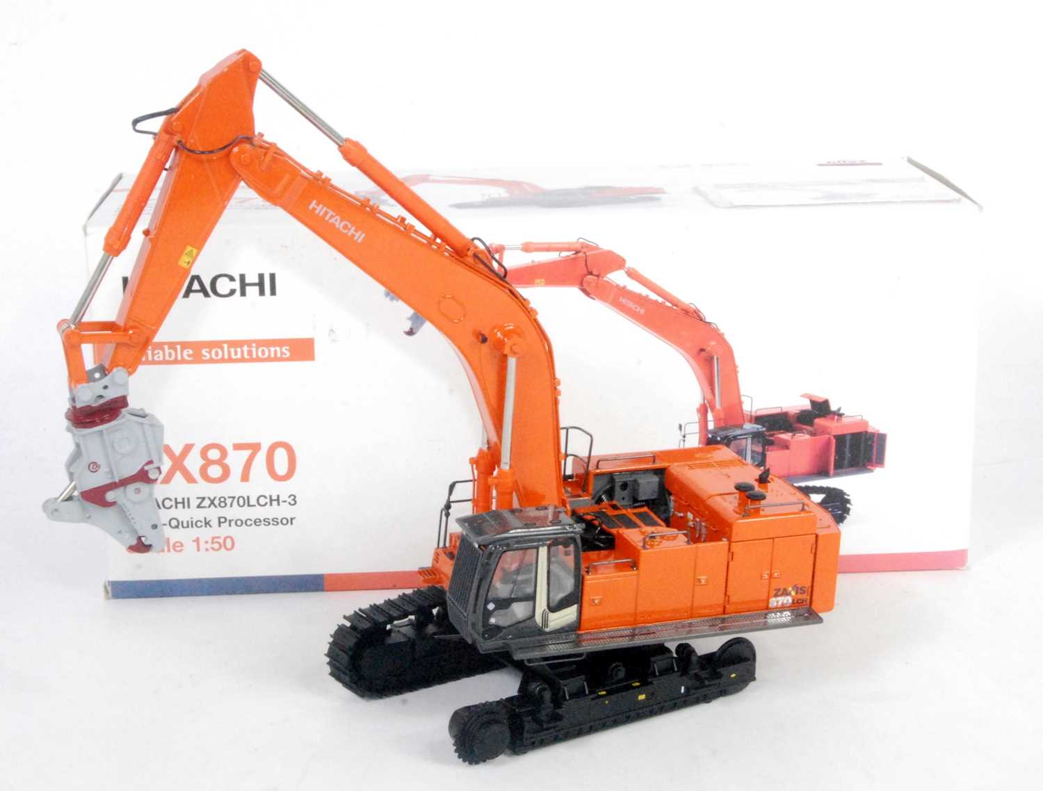 Lot 2509 - A WSI 1/50 scale model of a ZX 870 Hitachi