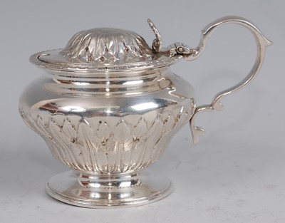 Lot 1107 - A late Victorian silver mustard pot, of...