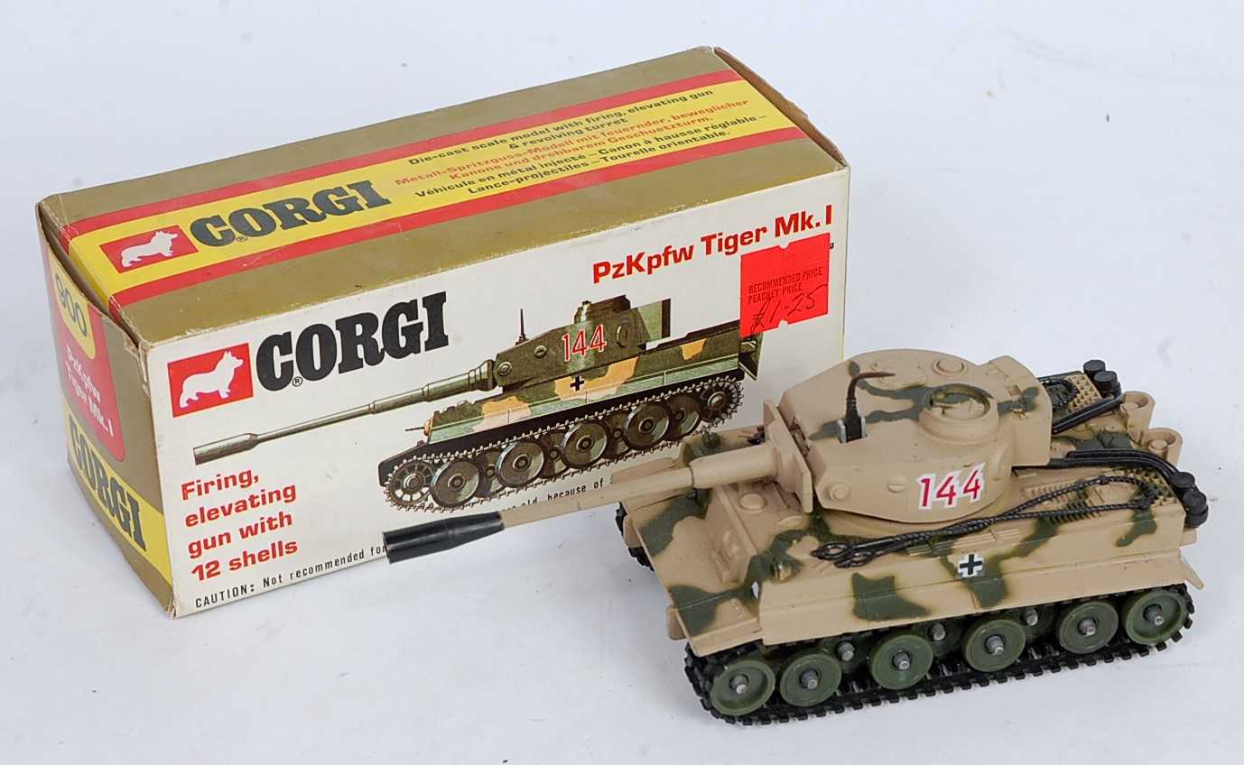 Lot 1609 - A Corgi Toys No. 900 Tiger Mk1 tank, appears...