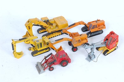 Lot 2545 - A collection of loose playworn construction...