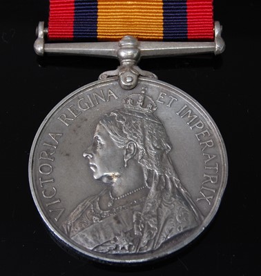 Lot 185 - A Queen's South Africa medal