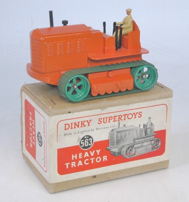 Lot 1943 - A Dinky Toys No. 563 heavy tractor, comprising...