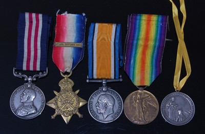 Lot 191 - A gallantry group of four medals to include