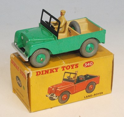 Lot 1959 - A Dinky Toys No. 340 Land Rover comprising...