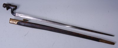 Lot 148 - An 1879 pattern Martini Henry socket bayonet