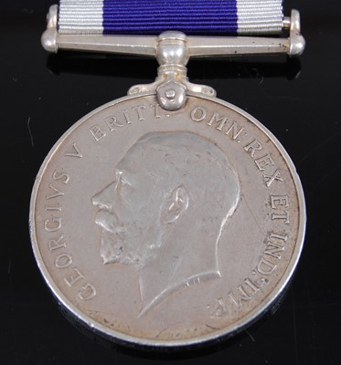 Lot 197 - A George V Naval Long Service and Good Conduct medal