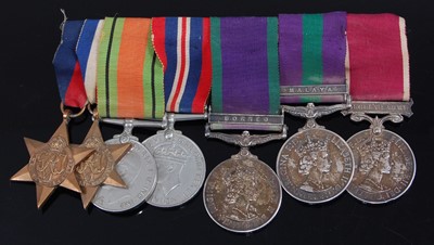 Lot 195 - A group of seven medals to include
