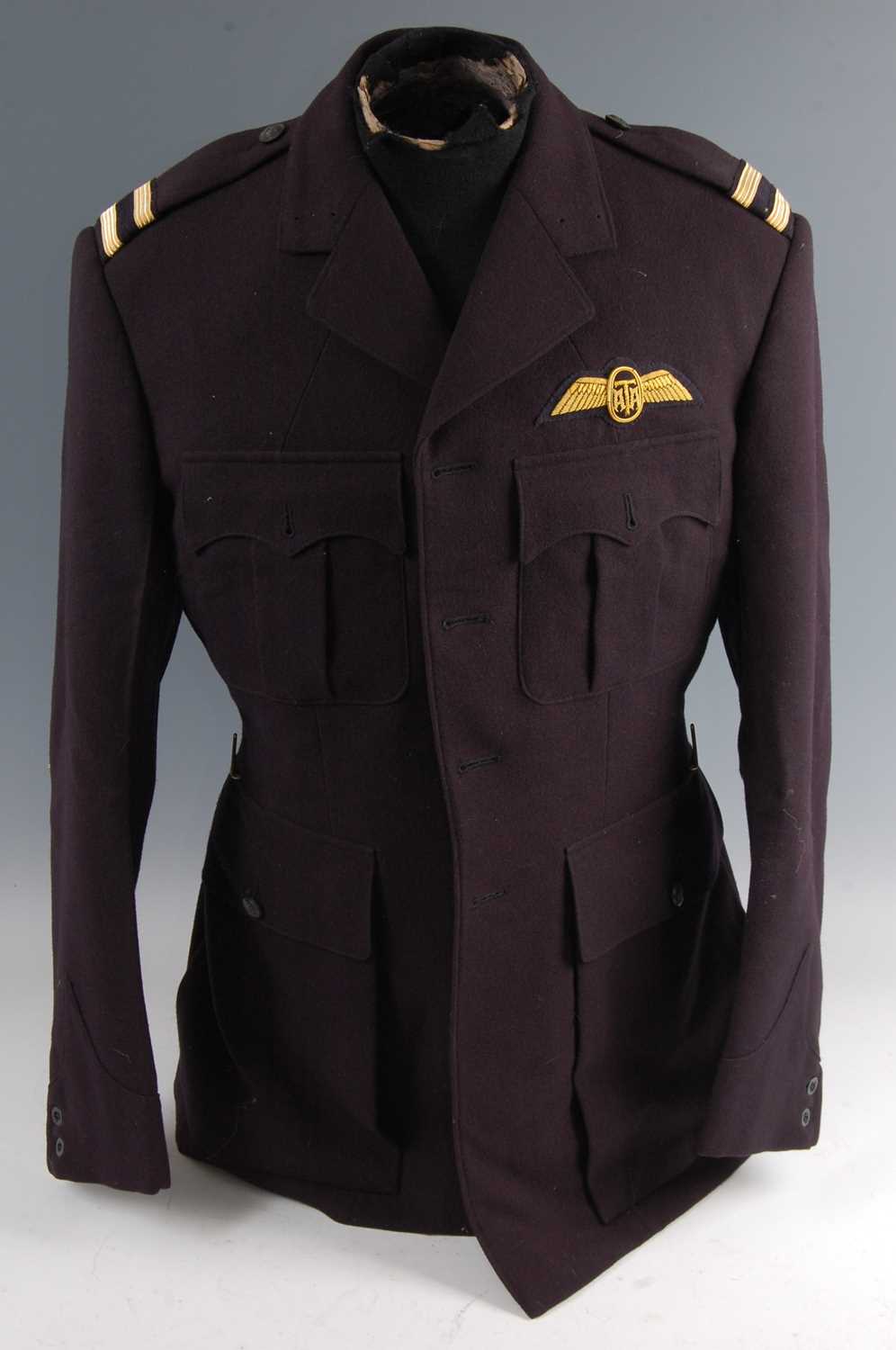 Lot 136 - A post WW II Air Transport Auxiliary pilots jacket and trousers.