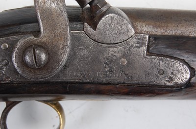 Lot 164 - A 19th century Sea Service percussion belt pistol