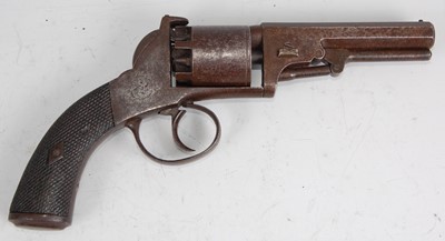 Lot 155 - A 19th century Beals type percussion revolver