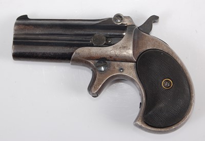 Lot 100 - A late 19th century Remington Derringer