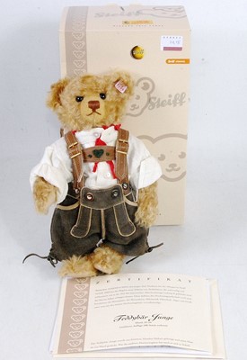 Lot 3171 - A Steiff Wedding Party series teddy bear boy,...