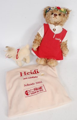 Lot 3173 - A Steiff Heidi teddy bear, white tag to ear...