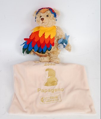 Lot 3175 - A Steiff Papageno teddy bear, white tag to ear...