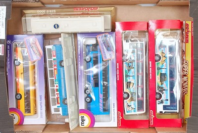 Lot 2559 - Ten various boxed Siku and Majorette modern...