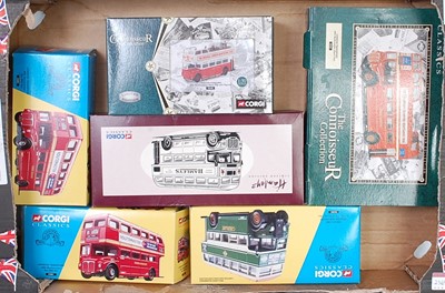 Lot 2568 - 14 various boxed Corgi and similar public...